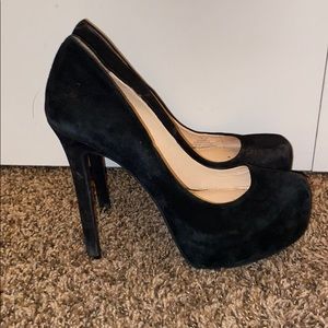 Suede/Velvet Black Jessica Simpson Pumps